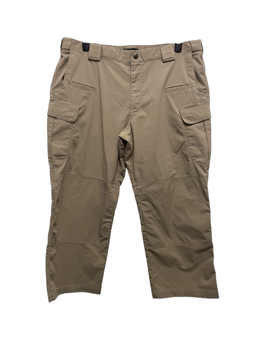 5.11 Tactical Pants Mens 40X30 Beige Cargo Ripstop Relaxed Fit Workwear